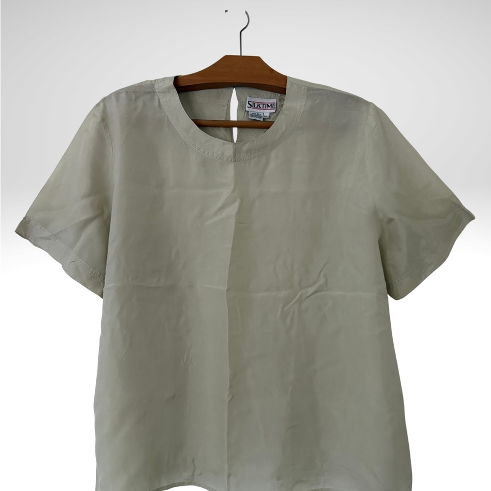 Silkland Women's Short Sleeve Top - Cream
